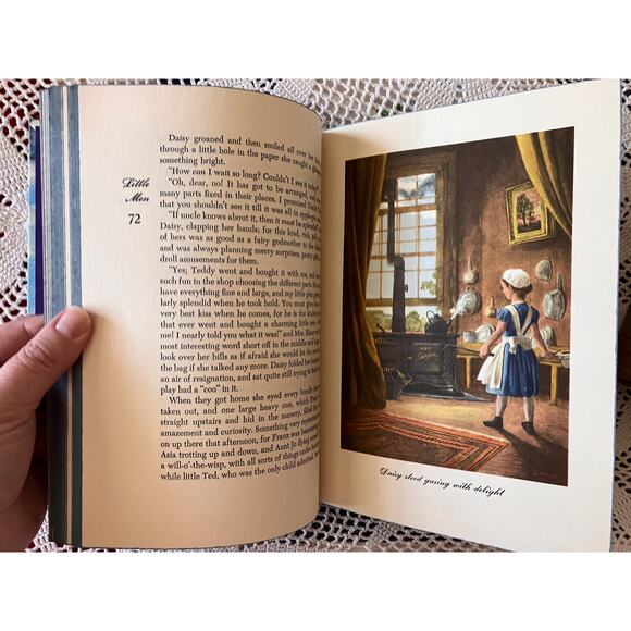Vintage Little Women, Little Men, Book Set, 1980, 1981Louisa May Alcott - Picture 6 of 10